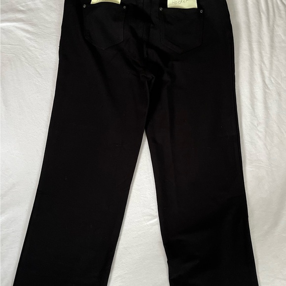 NEW Time and Tru cotton stretch, black maternity pants/ONLY SM & MED left - Picture 2 of 5